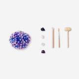 Excavation kit - Geode with gemstones