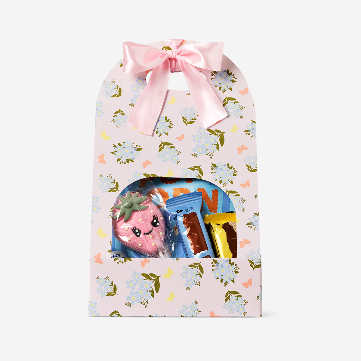 Geschenkkorb mit Schleife