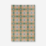 Set of three Flying Tiger Copenhagen paper gift bags with checkered design, ideal for office gifting and packaging.