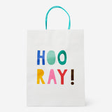 Flying Tiger Copenhagen office birthday gift bag with colorful printed design and sturdy paper handle.