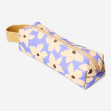 Floral Flying Tiger Copenhagen office pencil case with colorful flower pattern and zipper closure.