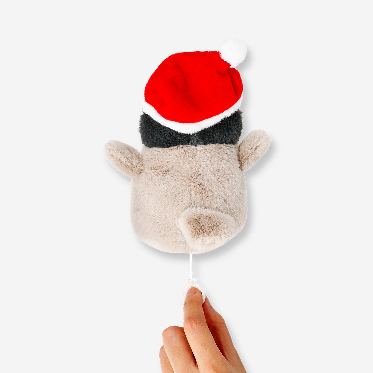 Flying Tiger Copenhagen plush penguin toy with a moving tail, soft and cuddly for children.