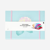 A5 document organiser with tab dividers