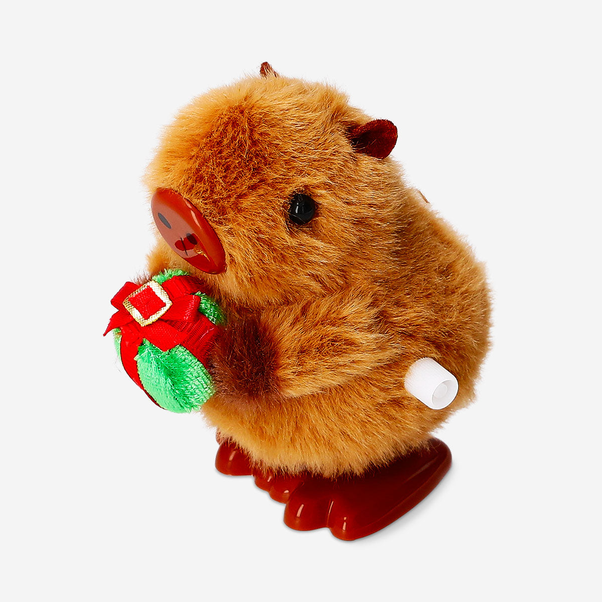 Wind-up capybara toy from Flying Tiger Copenhagen, featuring a cute, detailed plastic capybara figure ready to be wound up.