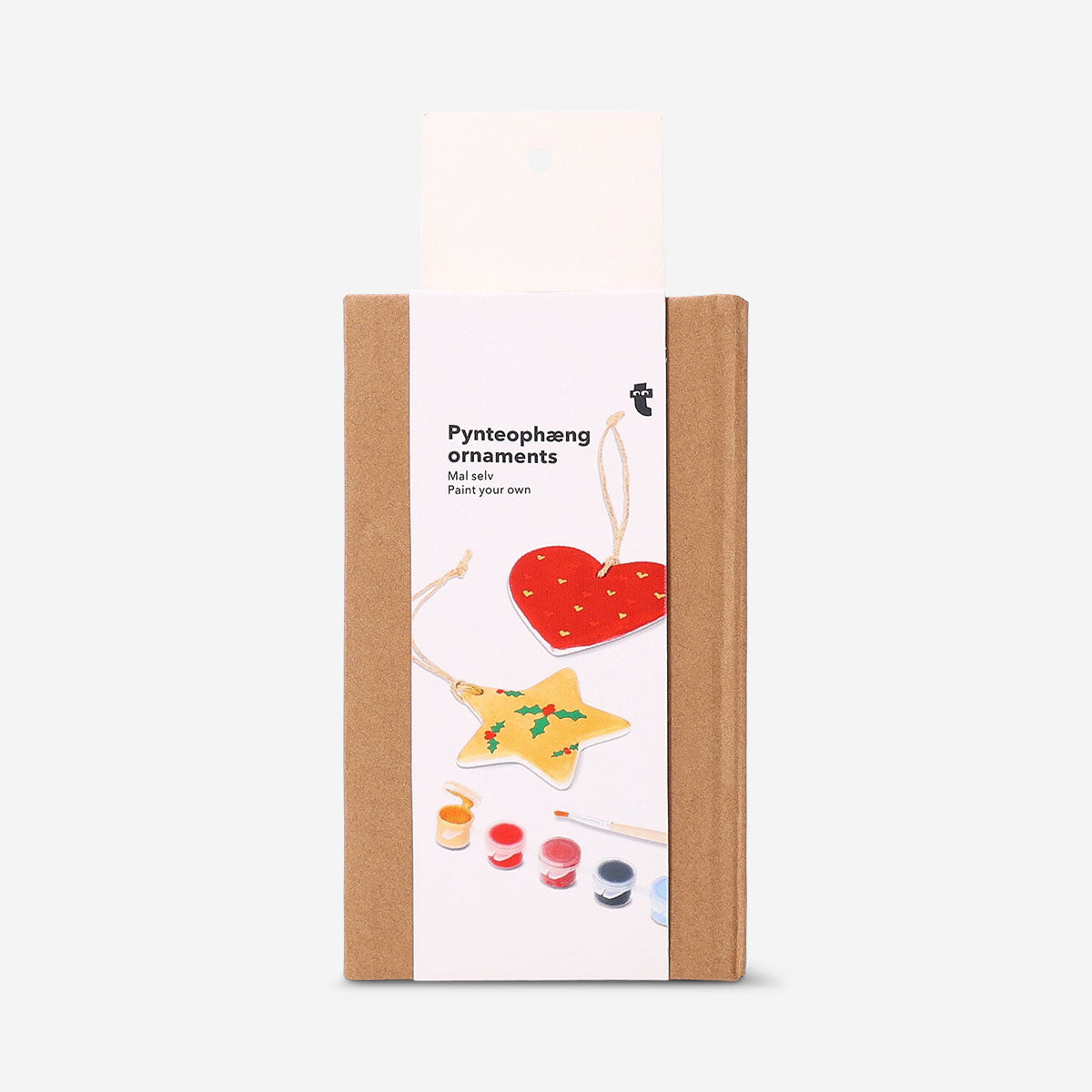 Set of three DIY ceramic ornaments for crafting hobbies, featuring colorful, unpainted ceramic pieces ready for decorating.