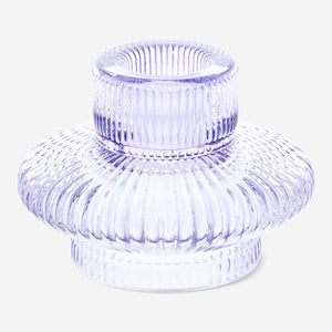 Purple 2-in-1 candle holder from Flying Tiger Copenhagen, versatile home decor piece with modern design.