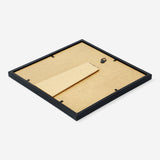 Black wood picture frame in 20x20 cm size, perfect for home decor, by Flying Tiger Copenhagen.
