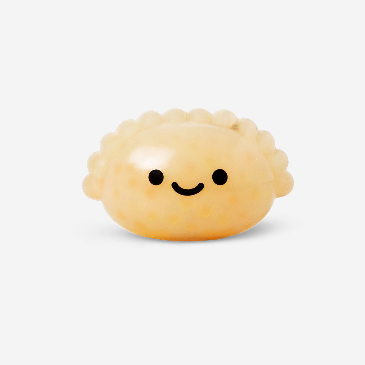 Flying Tiger Copenhagen Press Me Toy Dumpling gadget showing a soft, squishy dumpling-shaped stress relief toy in bright colors.