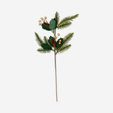 Decorative 54cm Christmas branch for home decor, featuring pine-like foliage and festive accents by Flying Tiger Copenhagen.