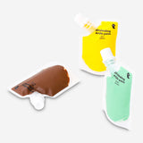 Set of three acrylic paint bottles for arts and crafts by Flying Tiger Copenhagen, perfect for hobby painting projects.