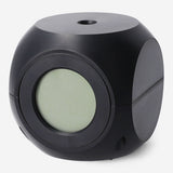 Flying Tiger Copenhagen alarm clock with projector display showing time projection on wall or ceiling.