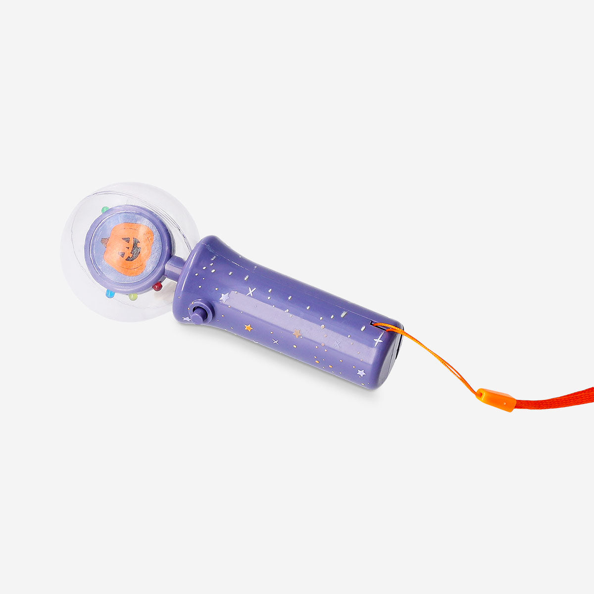 Flying Tiger Copenhagen handheld Halloween disco light gadget with colorful LED lights for festive parties and spooky celebrations.