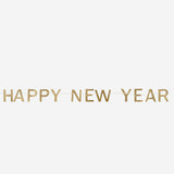 Flying Tiger Copenhagen New Year garland with paper stars, 300 cm long