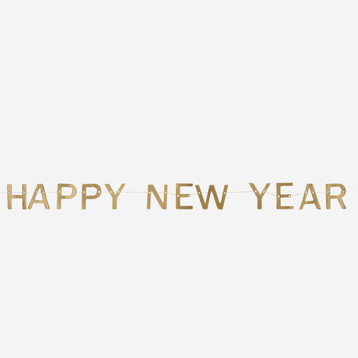 Flying Tiger Copenhagen New Year garland with paper stars, 300 cm long