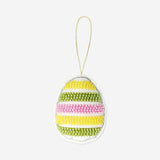 Hanging ornament - Easter egg with beads