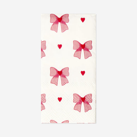 Pocket tissues with bow print - 10 pcs