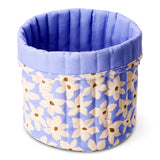 Floral print textile storage basket from Flying Tiger Copenhagen, 25 cm for organizing home items.