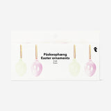 Glass Easter eggs - 4 pcs