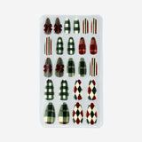 Artificial nails set - Checks and presents