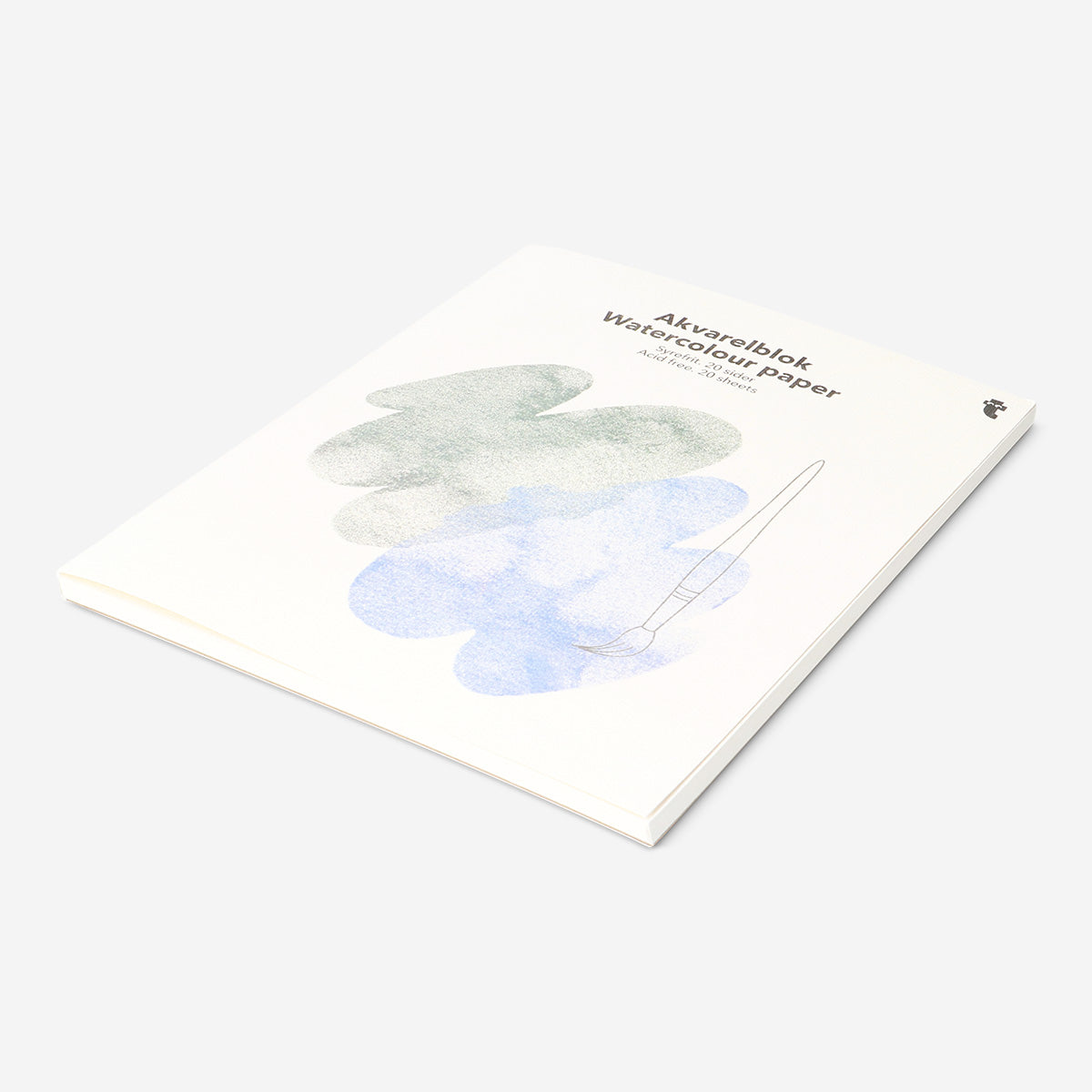 Watercolour paper pad by Flying Tiger Copenhagen, 24x30 cm, hobby art paper suitable for watercolor painting and mixed media.