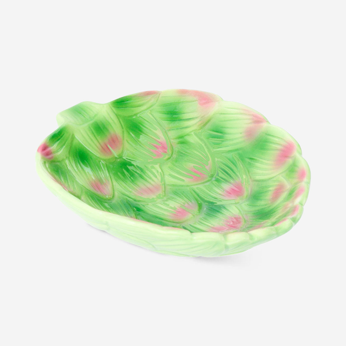 Artichoke-shaped ceramic serving bowl in blue, 13x15 cm, from Flying Tiger Copenhagen for kitchen serving and display.