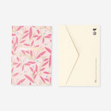 Flying Tiger Copenhagen floral congratulations greeting card with colorful flower design, ideal for office celebrations.