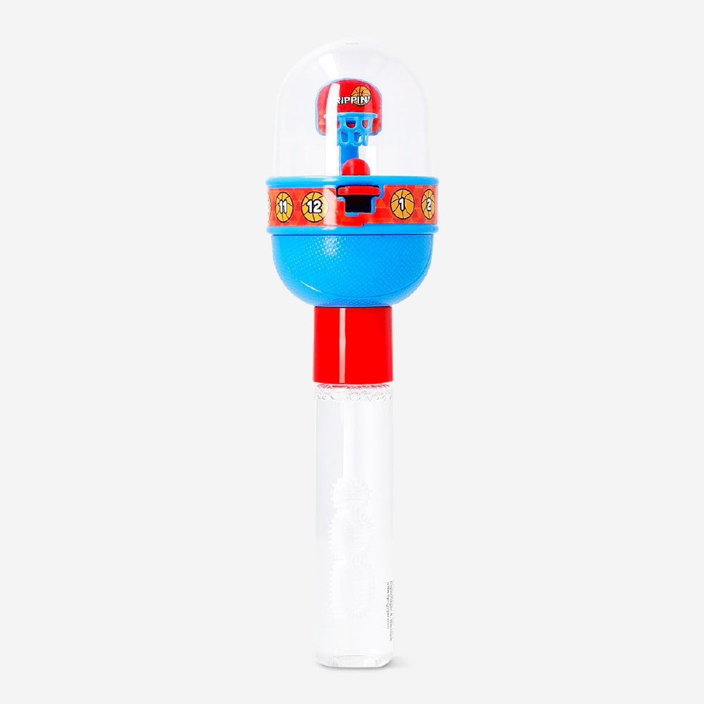 Flying Tiger Copenhagen soap bubble wand shaped like a basketball hoop, a fun toy for creating soap bubbles and outdoor play.