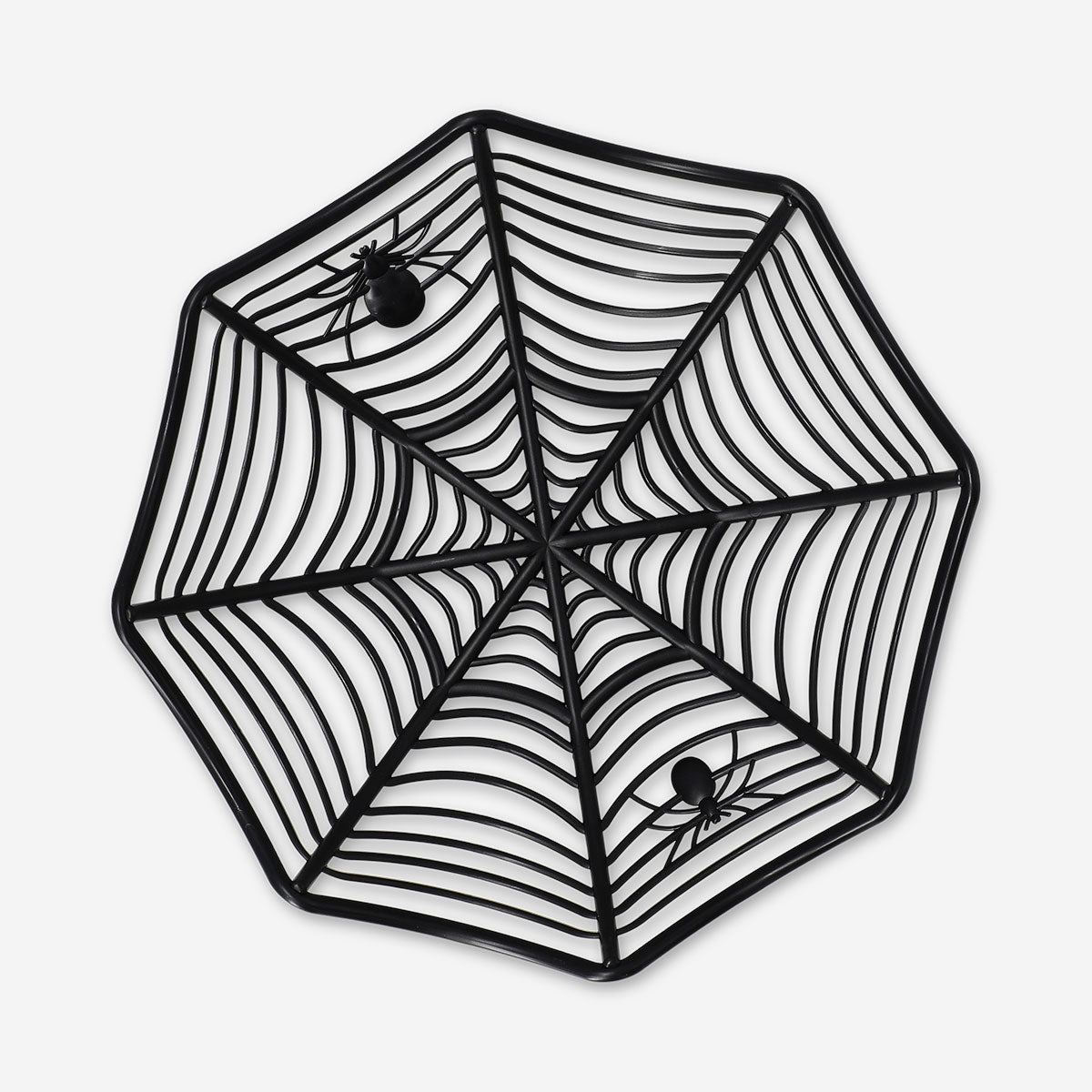 Flying Tiger Copenhagen Spiderweb basket for parties, 28 cm, with intricate web design perfect for Halloween or themed decorations.