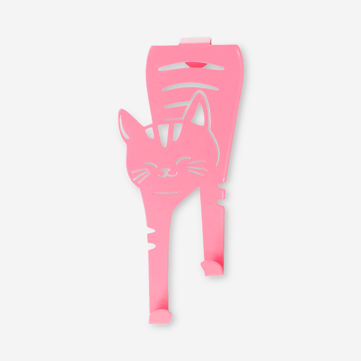 Pink cat door hook from Flying Tiger Copenhagen, decorative home accessory for hanging items on doors.