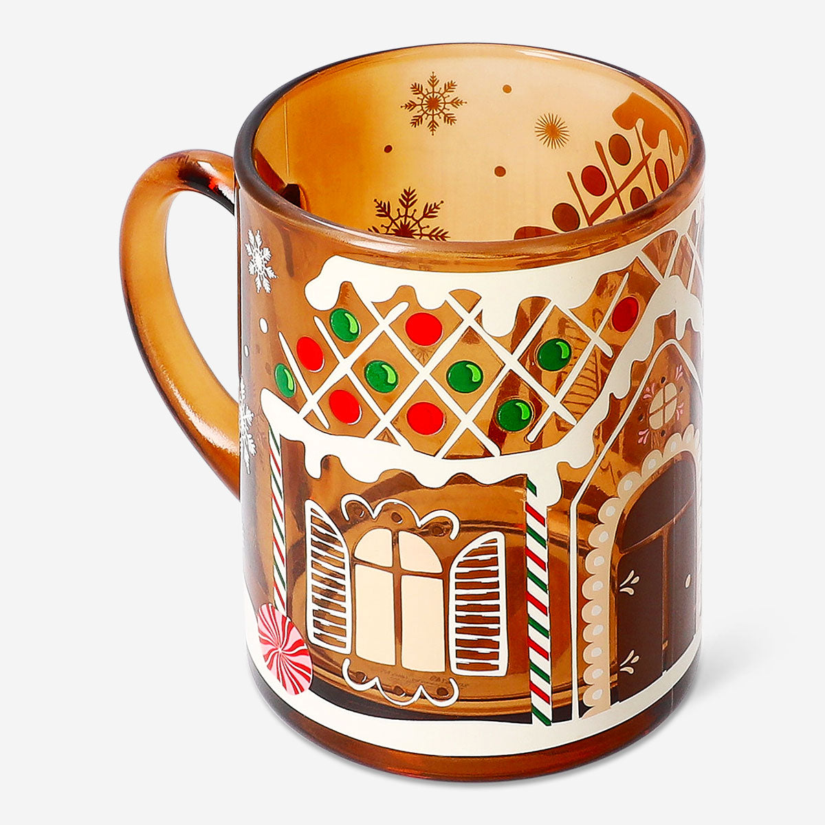 Gingerbread mug glass mug - 350 ml