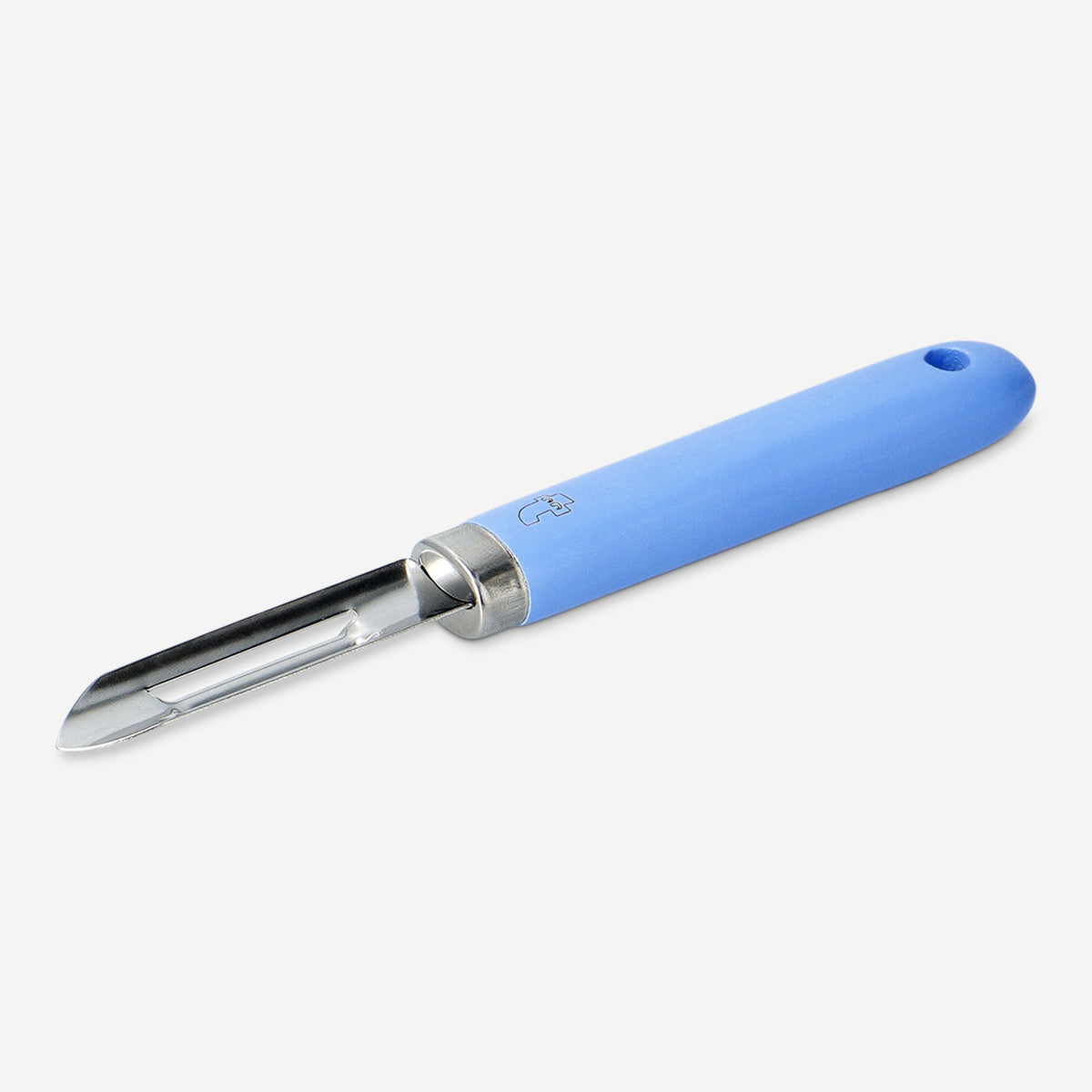 Flying Tiger Copenhagen Potato Peeler from the Designer Collection, 18 cm kitchen tool with ergonomic handle and stainless steel blade.
