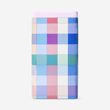 Cake tin in pink gingham - 18 cm