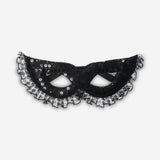Black lace party glasses for adults, stylish Flying Tiger Copenhagen accessory with intricate lace design for festive occasions.