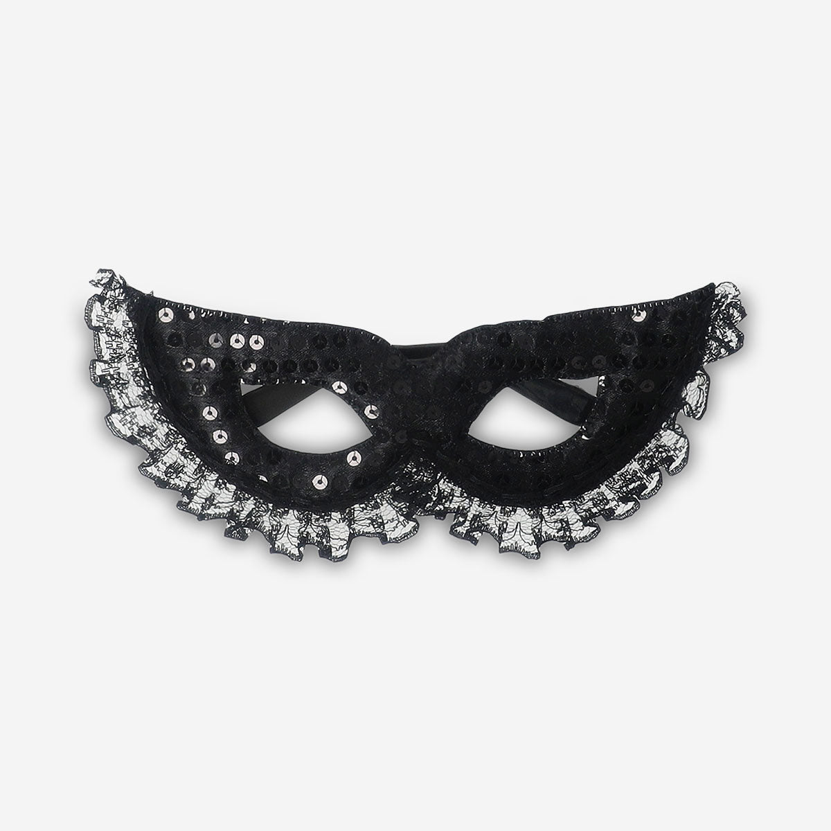 Black lace party glasses for adults, stylish Flying Tiger Copenhagen accessory with intricate lace design for festive occasions.