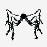 Hanging paper spider decoration for parties, 21 cm tall, Flying Tiger Copenhagen party decor with detailed paper design.
