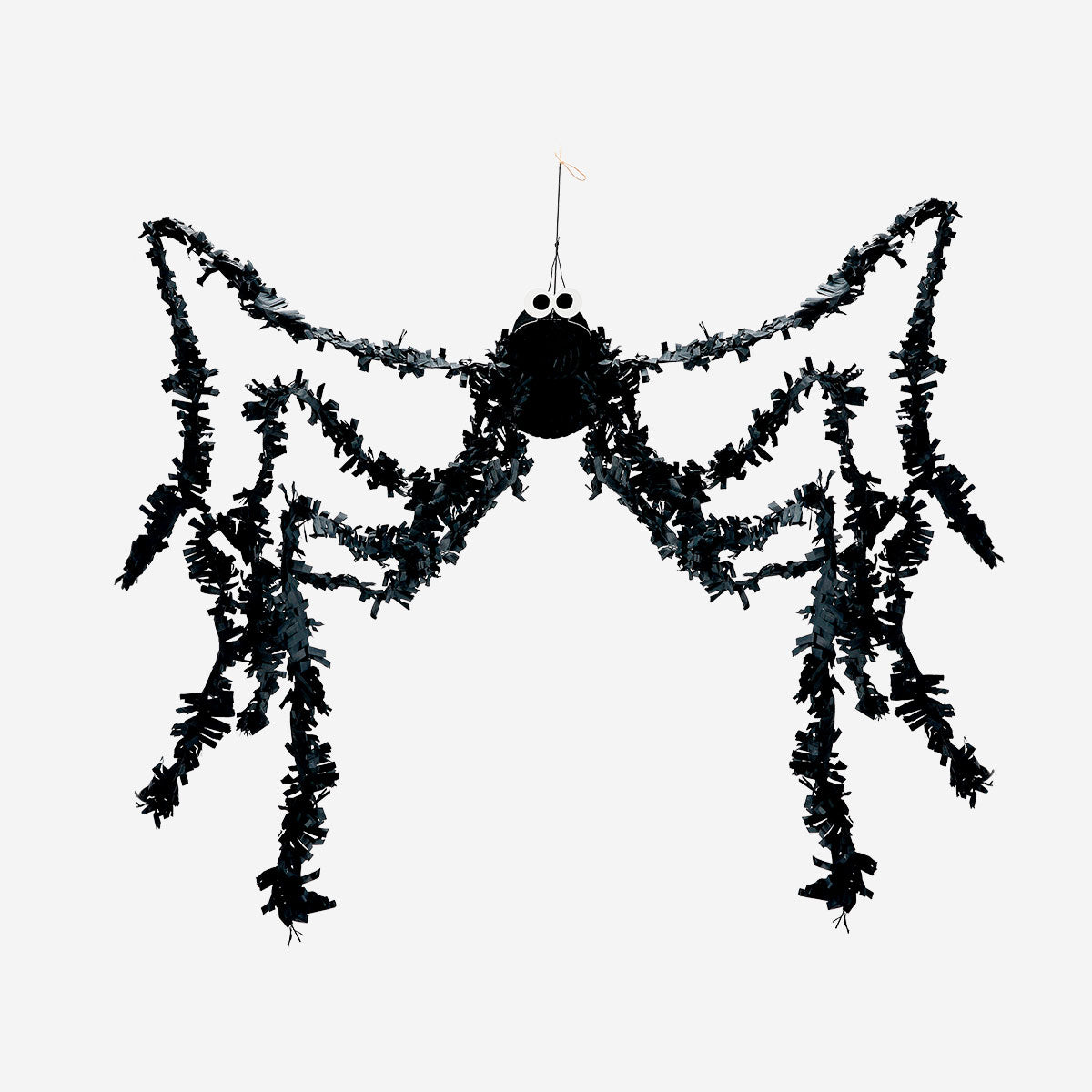 Hanging paper spider decoration for parties, 21 cm tall, Flying Tiger Copenhagen party decor with detailed paper design.