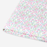 Fabric tablecloth with colorful flower design, 140x220 cm, from Flying Tiger Copenhagen, perfect for home dining or gatherings.