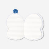 Flying Tiger Copenhagen plush snowman notebook for office use, featuring a soft, festive snowman design with a spiral binding.