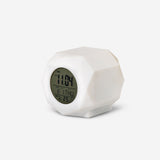 Flying Tiger Copenhagen colour changing digital alarm clock gadget showing vibrant display and modern design.