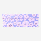 Home storage box with purple flower design, 14x20 cm, from Flying Tiger Copenhagen, featuring a decorative floral pattern.