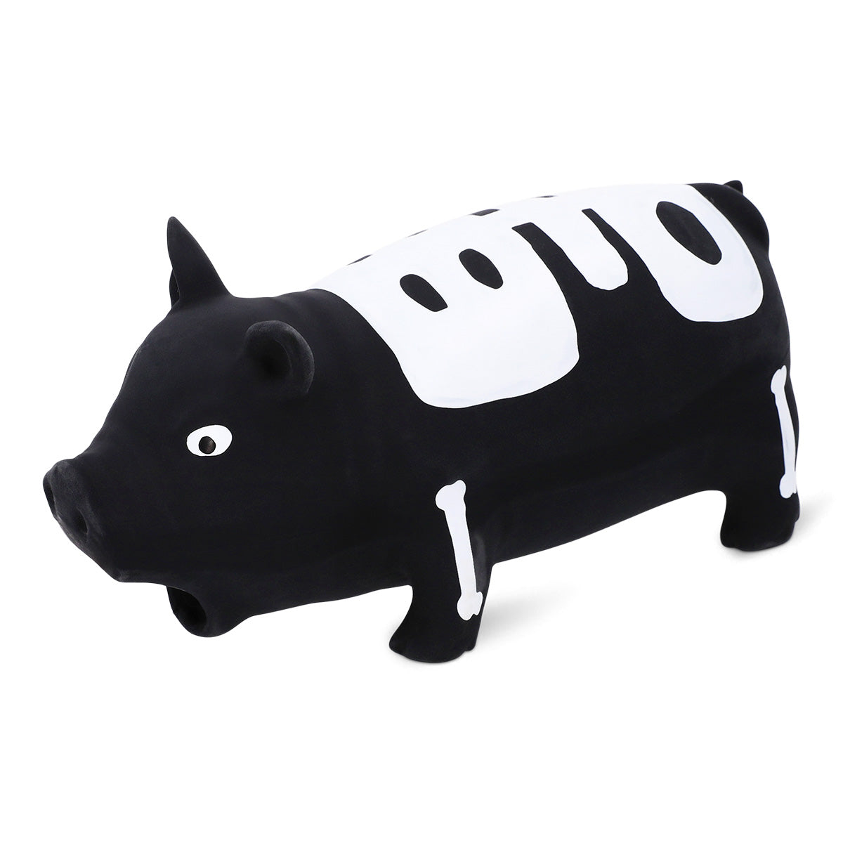 Flying Tiger Copenhagen Skeleton Pig pet toy, a playful leisure chew toy shaped like a skeleton pig for dogs.