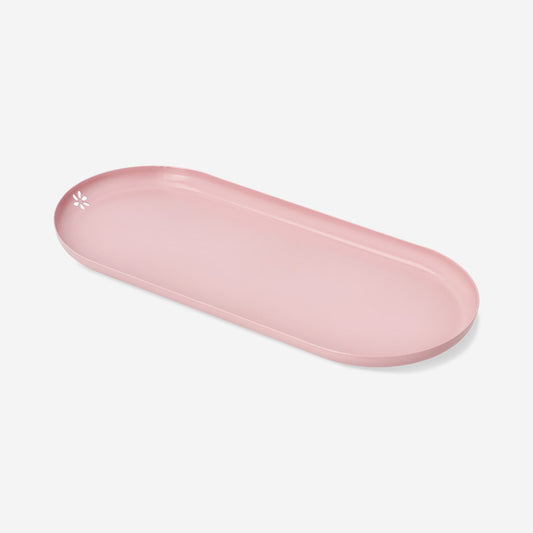 Pink metal desk tray