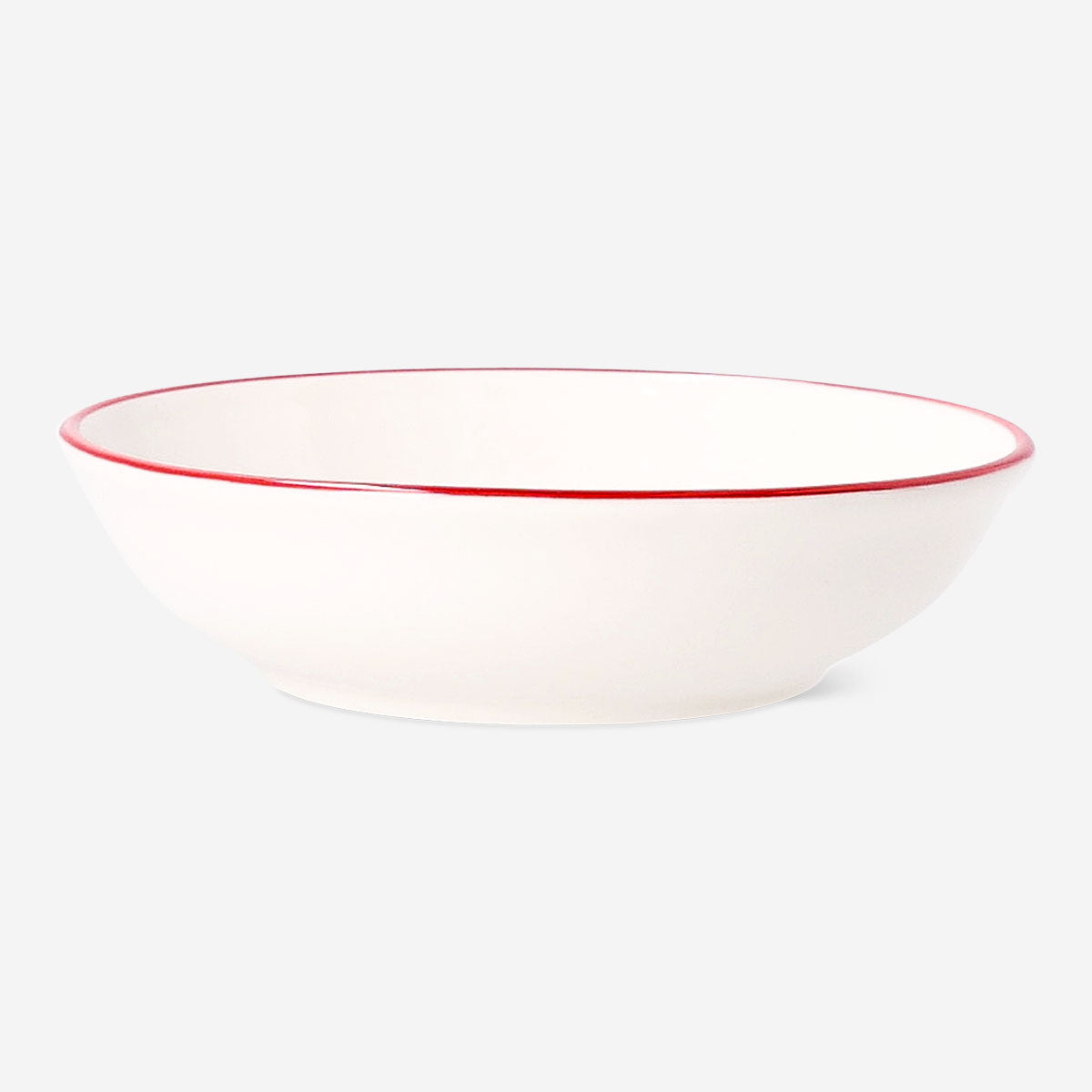 Flying Tiger Copenhagen 14cm Christmas print low bowl, ceramic kitchenware with festive holiday design.