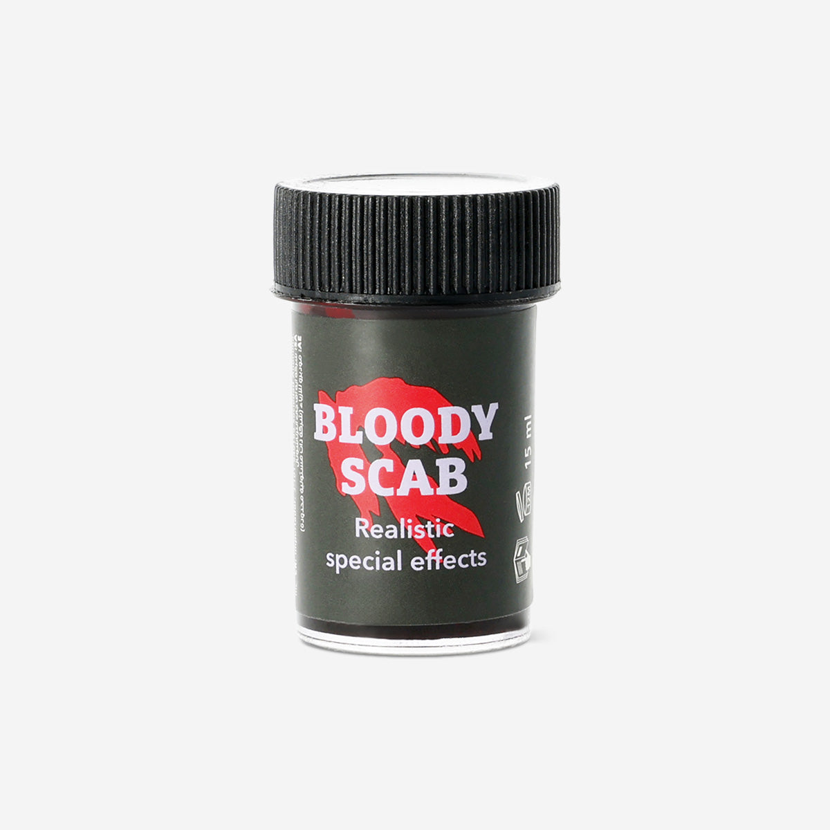 Fake scab kit with sponge from Flying Tiger Copenhagen, featuring realistic-looking scab and application sponge for personal care use.