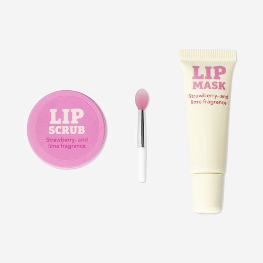 Lip care set - Strawberry and lime fragrance