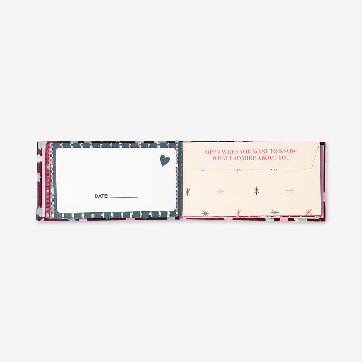 Office letter set for mom by Flying Tiger Copenhagen, featuring colorful paper with handwritten-style messages and decorative designs.