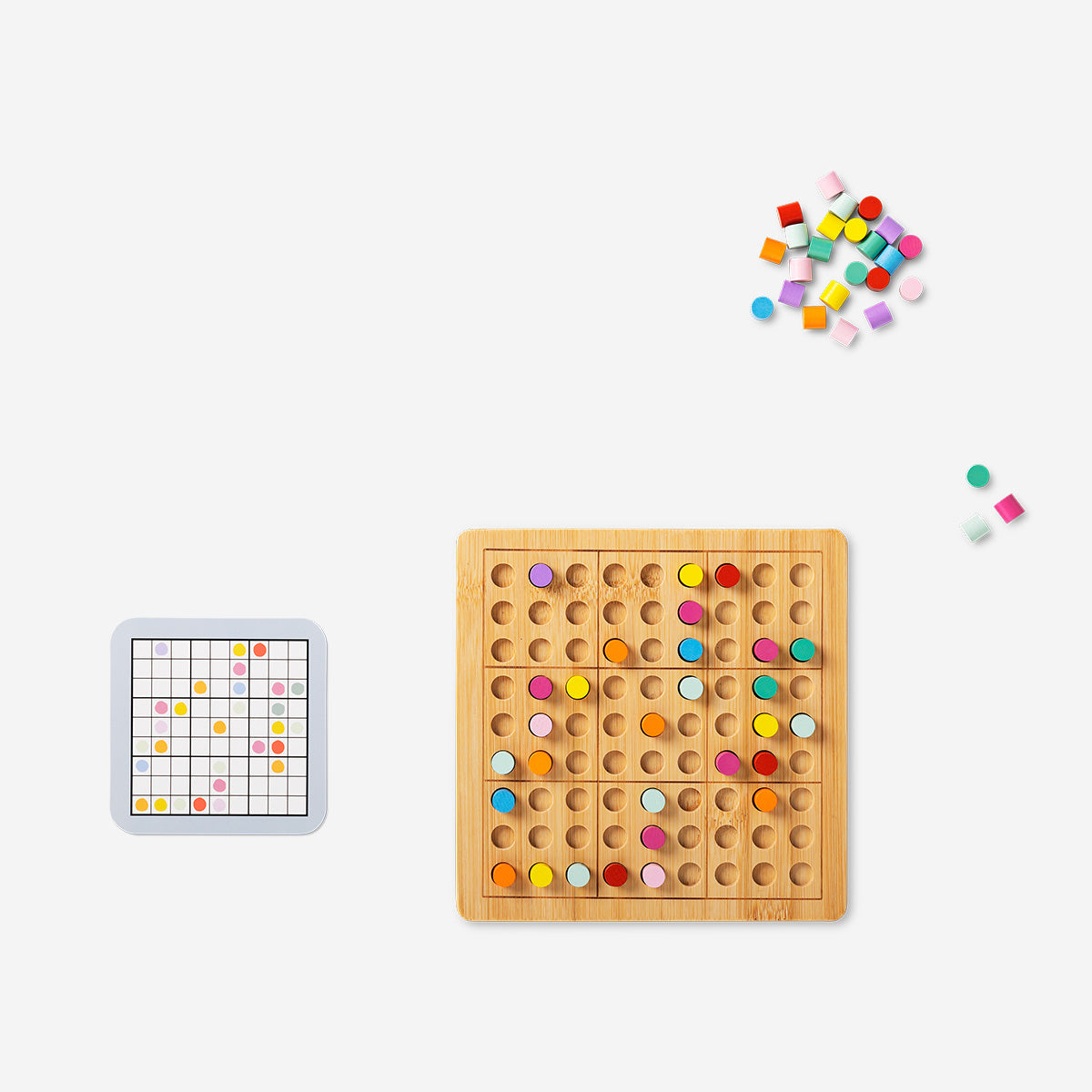 Colorful Flying Tiger Copenhagen Sudoku game with numbered tiles and vibrant grid for fun brain-teasing puzzles.