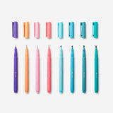 Drawing pens in tin box - 8 pcs