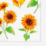 Set of two fabric napkins featuring sunflower print from Flying Tiger Copenhagen, ideal for casual home dining or table decor.