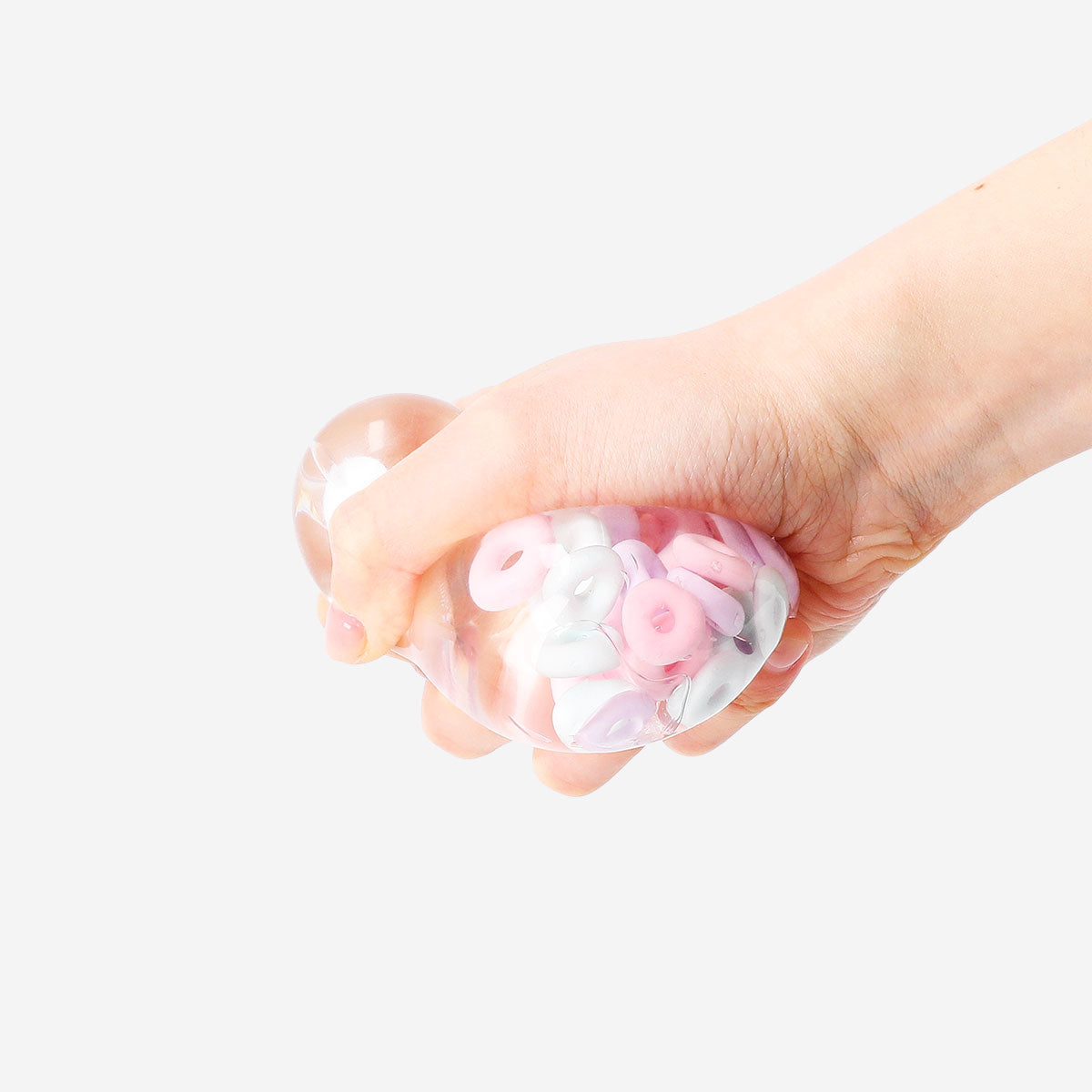Flying Tiger Copenhagen cereal-themed fidget ball gadget with colorful, textured surface for stress relief and sensory play.